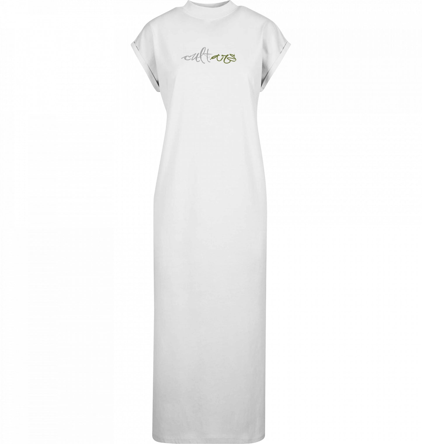 Long Extended Shoulder Dress